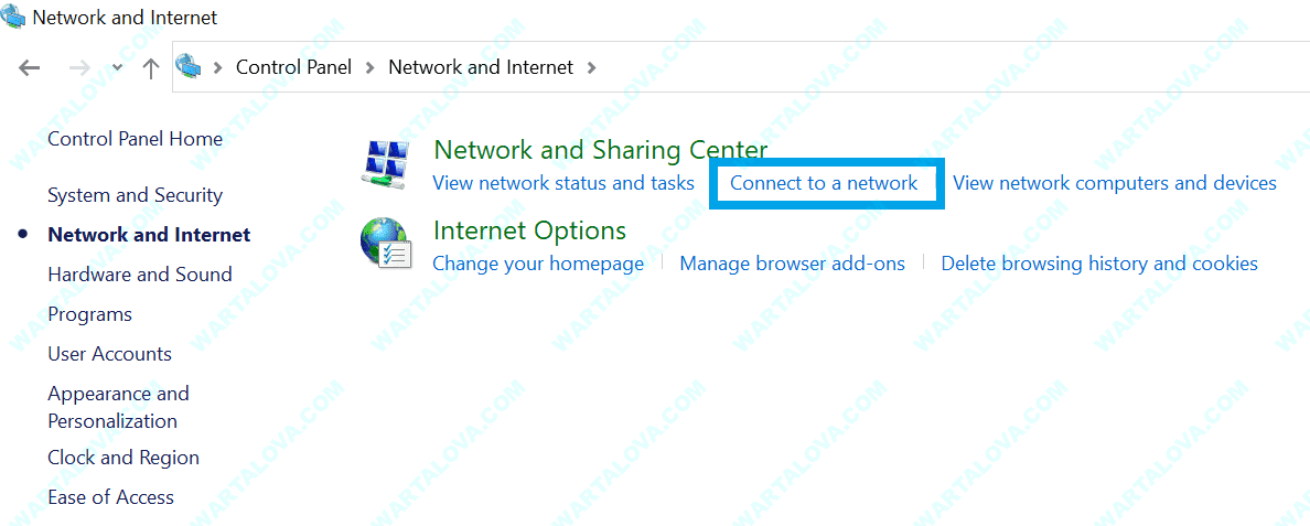 Cara Menyambungkan Wifi Ke Laptop dari Control Panel