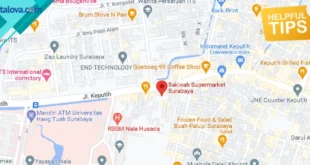 Cara ke Sakinah Supermarket di Keputih menggunakan Bis