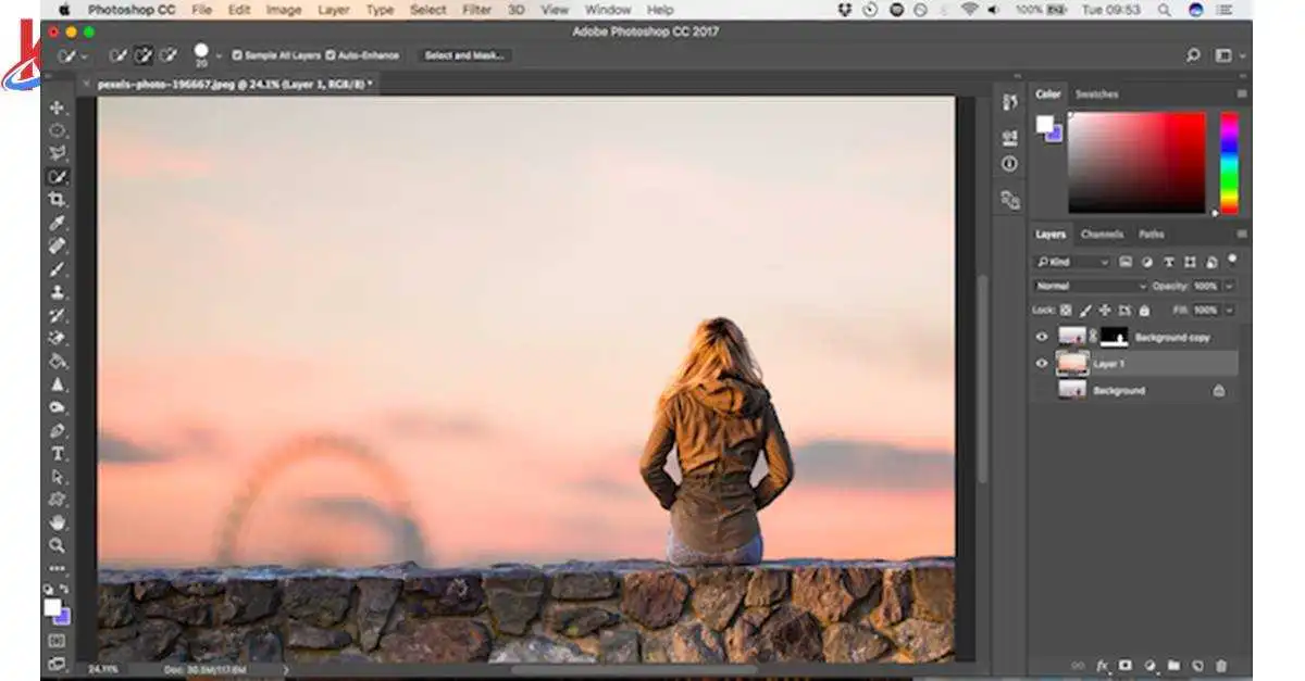 Paste Latar Belakang - Background Baru Anda