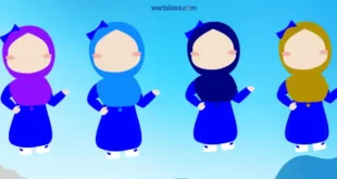 Baju Biru Tudung Warna Apa?